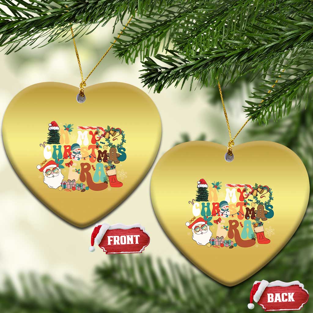 In My Christmas Era Retro Groovy Christmas Ornament TS09
