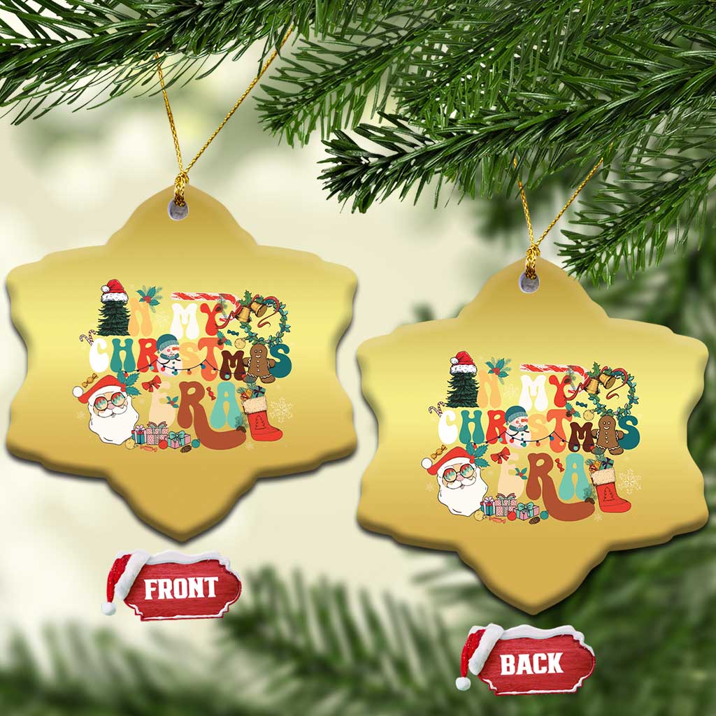 In My Christmas Era Retro Groovy Christmas Ornament TS09