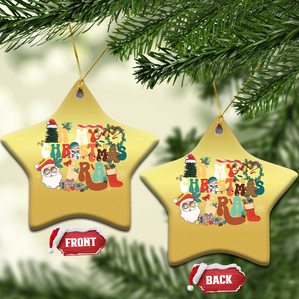 In My Christmas Era Retro Groovy Christmas Ornament TS09