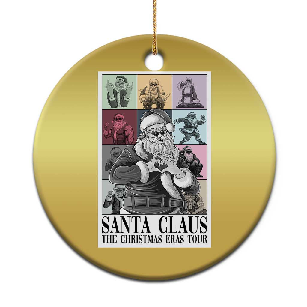 Funny Santa Claus The Christmas Eras Tours Christmas Ornament TS09