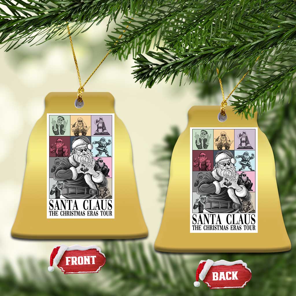 Funny Santa Claus The Christmas Eras Tours Christmas Ornament TS09