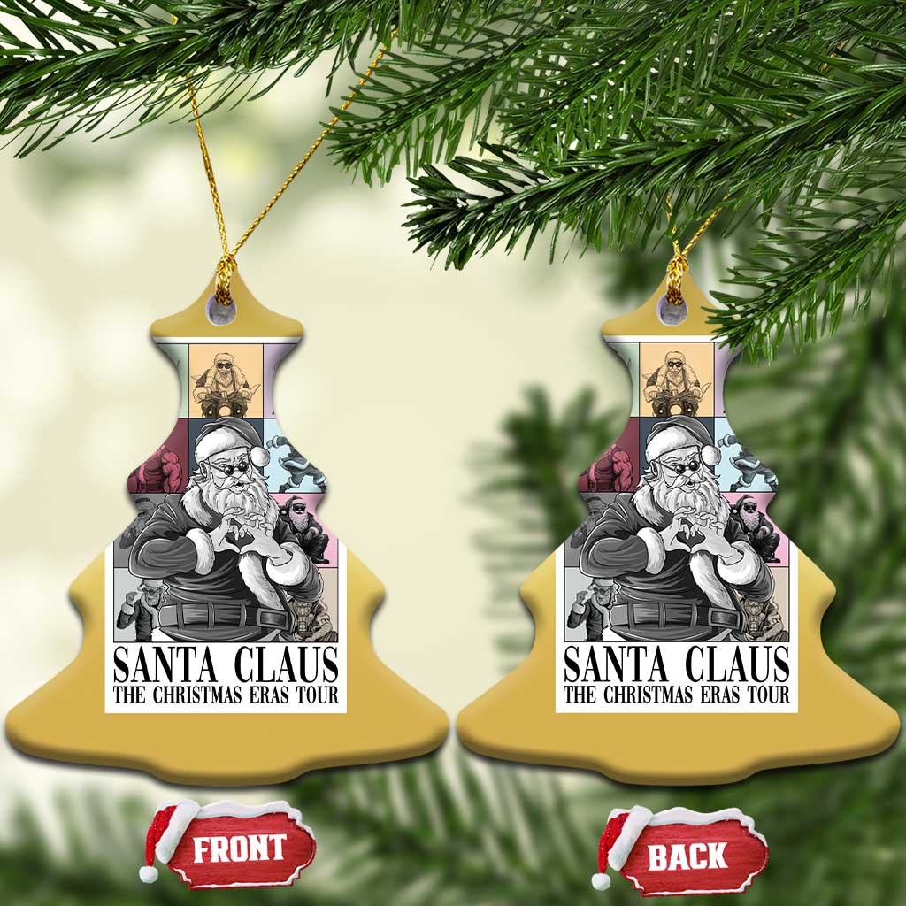 Funny Santa Claus The Christmas Eras Tours Christmas Ornament TS09