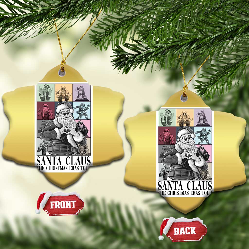 Funny Santa Claus The Christmas Eras Tours Christmas Ornament TS09