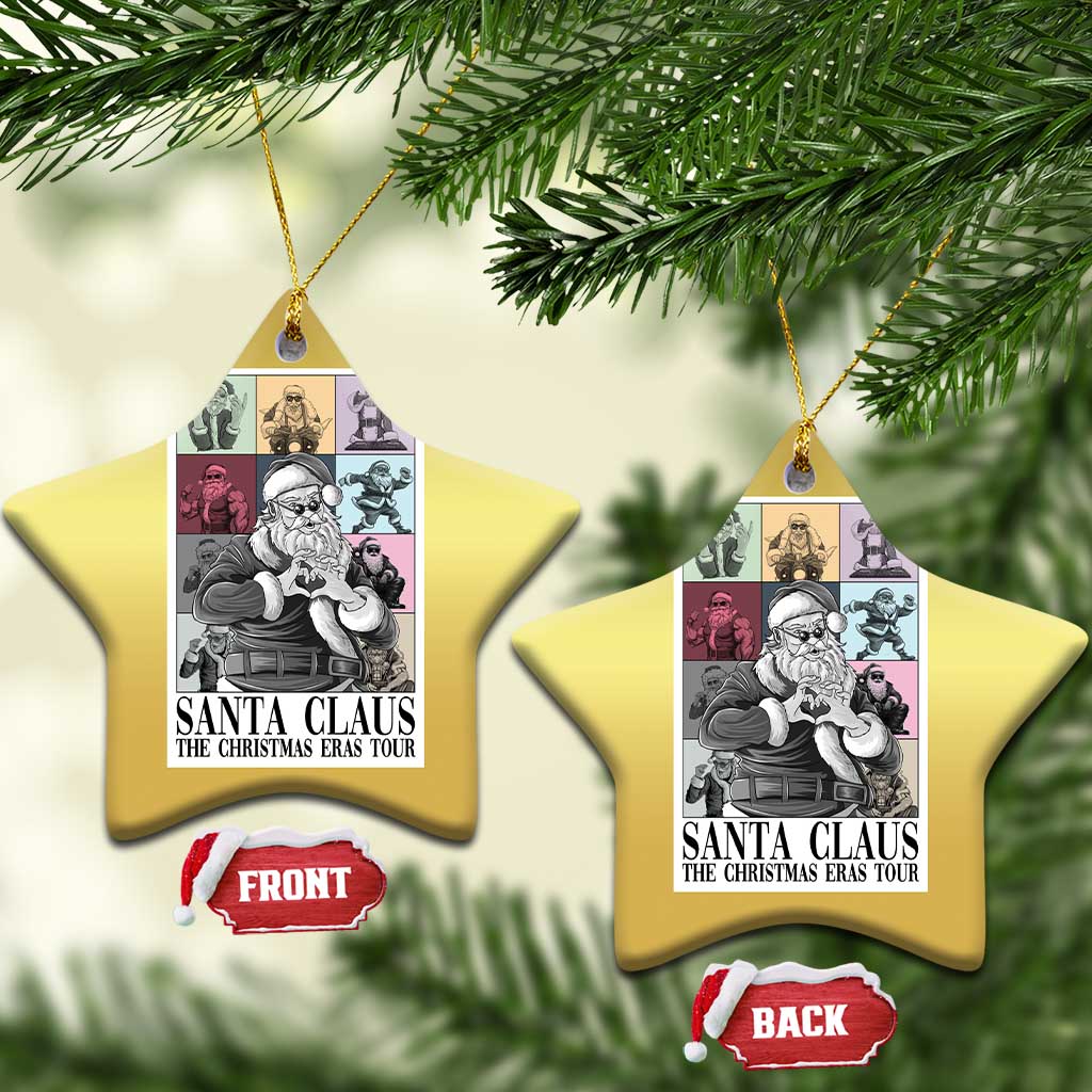 Funny Santa Claus The Christmas Eras Tours Christmas Ornament TS09