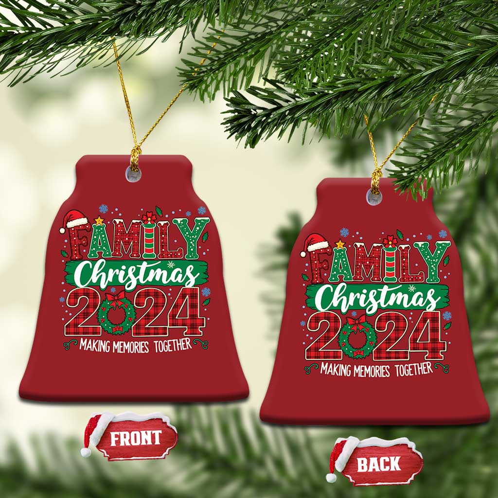 Family Christmas 2024 Christmas Ornament Making Memories Together TS09