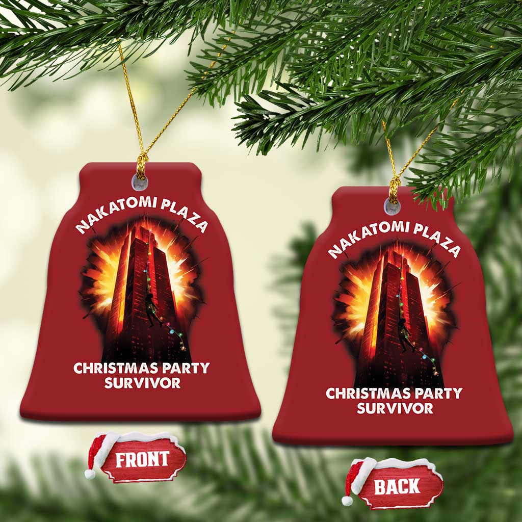 Nakatomi Plaza Christmas Party Survivor Christmas Ornament TS09