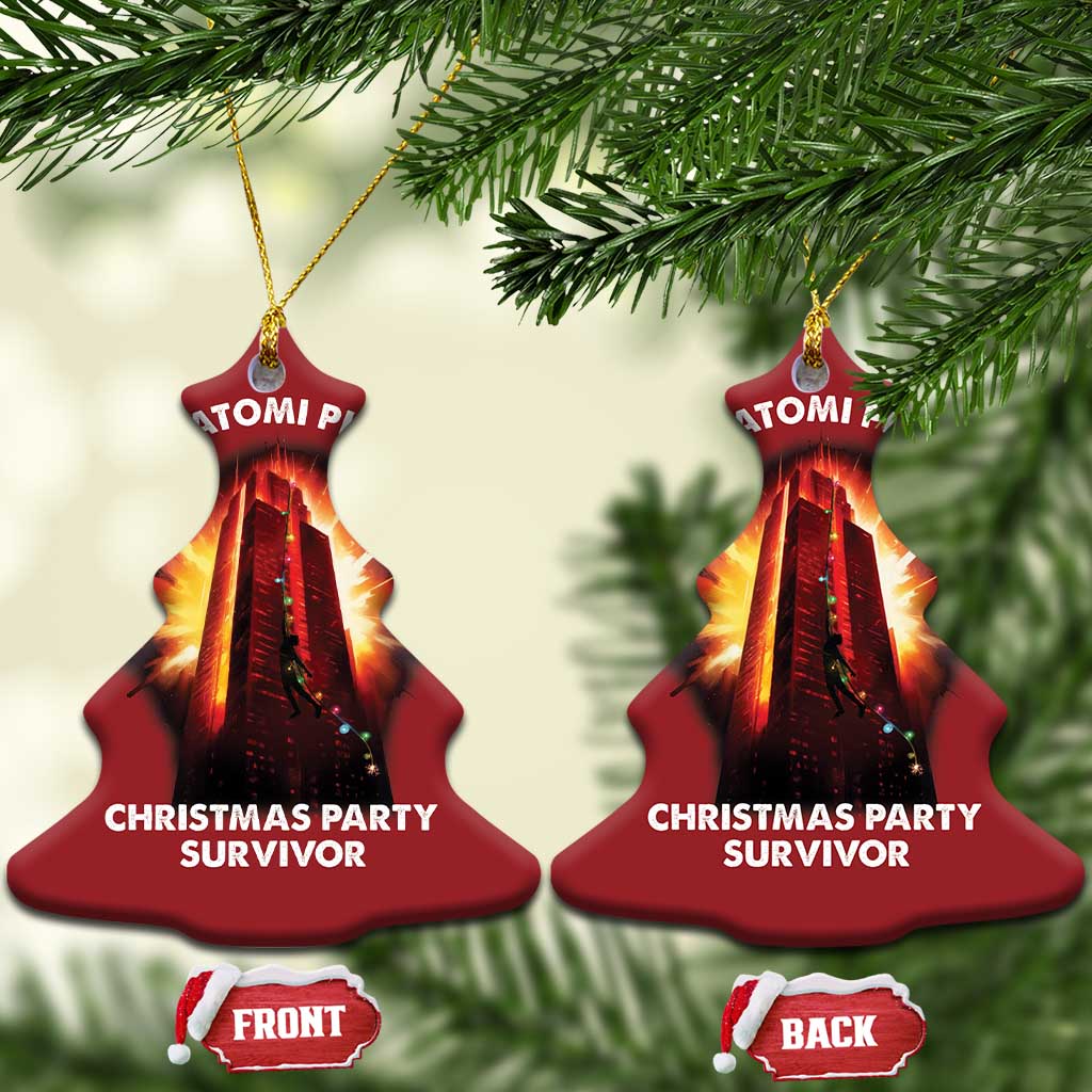 Nakatomi Plaza Christmas Party Survivor Christmas Ornament TS09