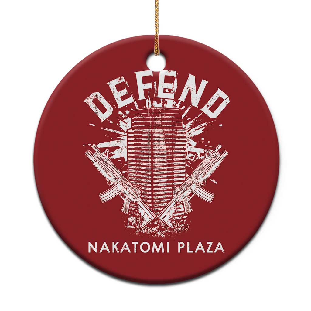 Funny Christmas Defend Nakatomi Plaza Christmas Ornament TS09