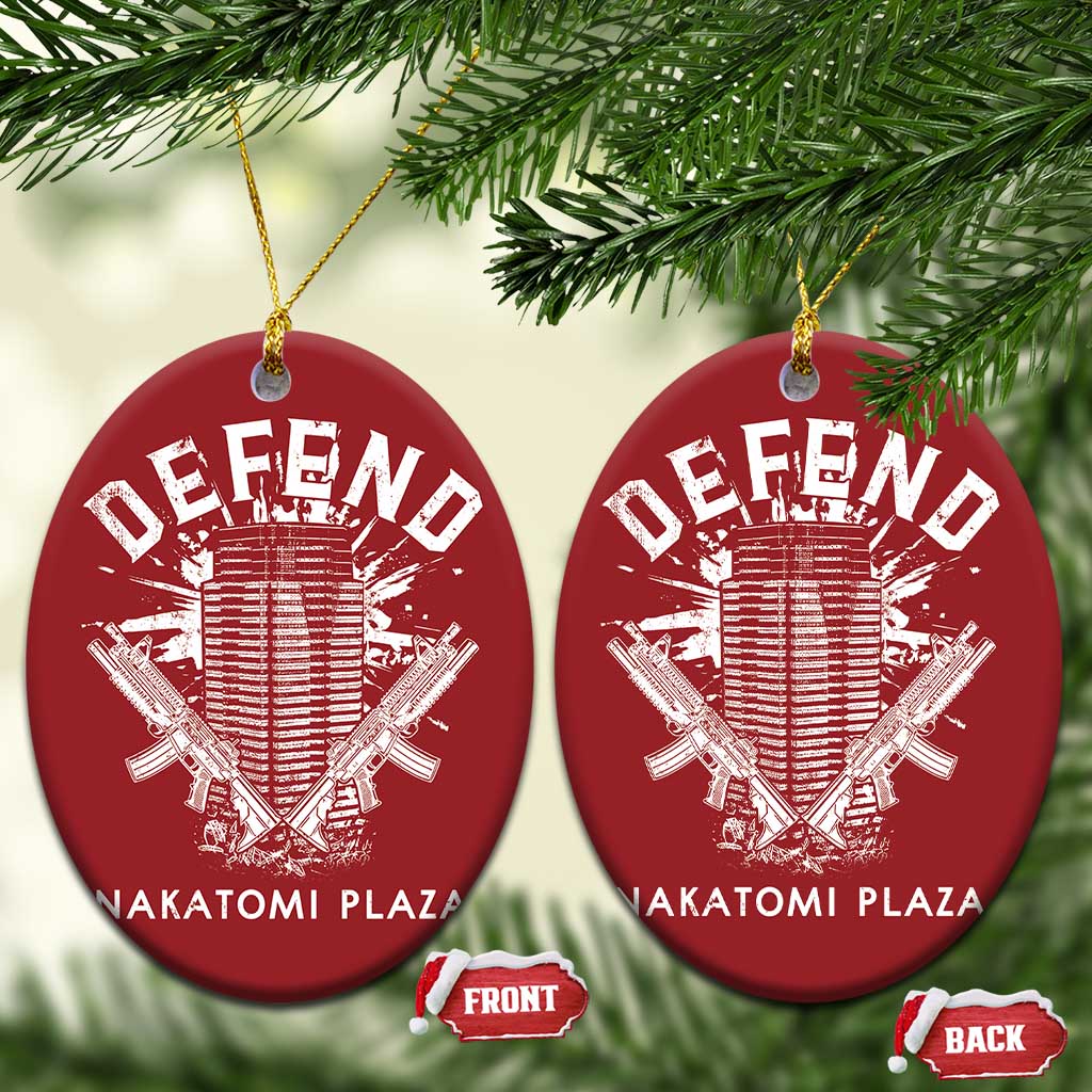 Funny Christmas Defend Nakatomi Plaza Christmas Ornament TS09