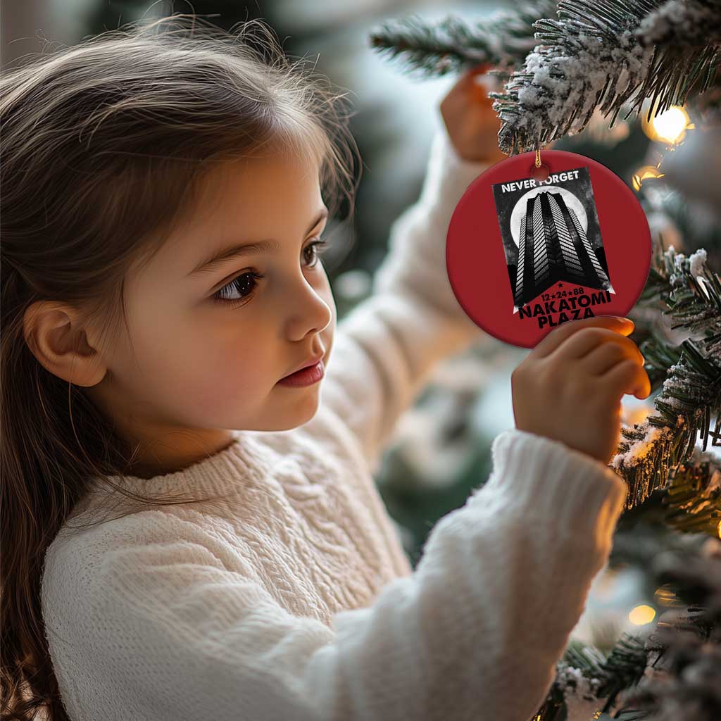 Never Forget Nakatomi Plaza 1988 Christmas Ornament TS09
