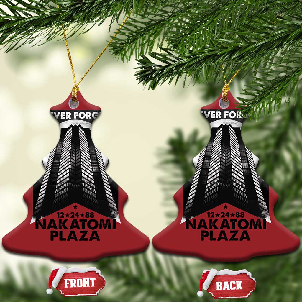 Never Forget Nakatomi Plaza 1988 Christmas Ornament TS09