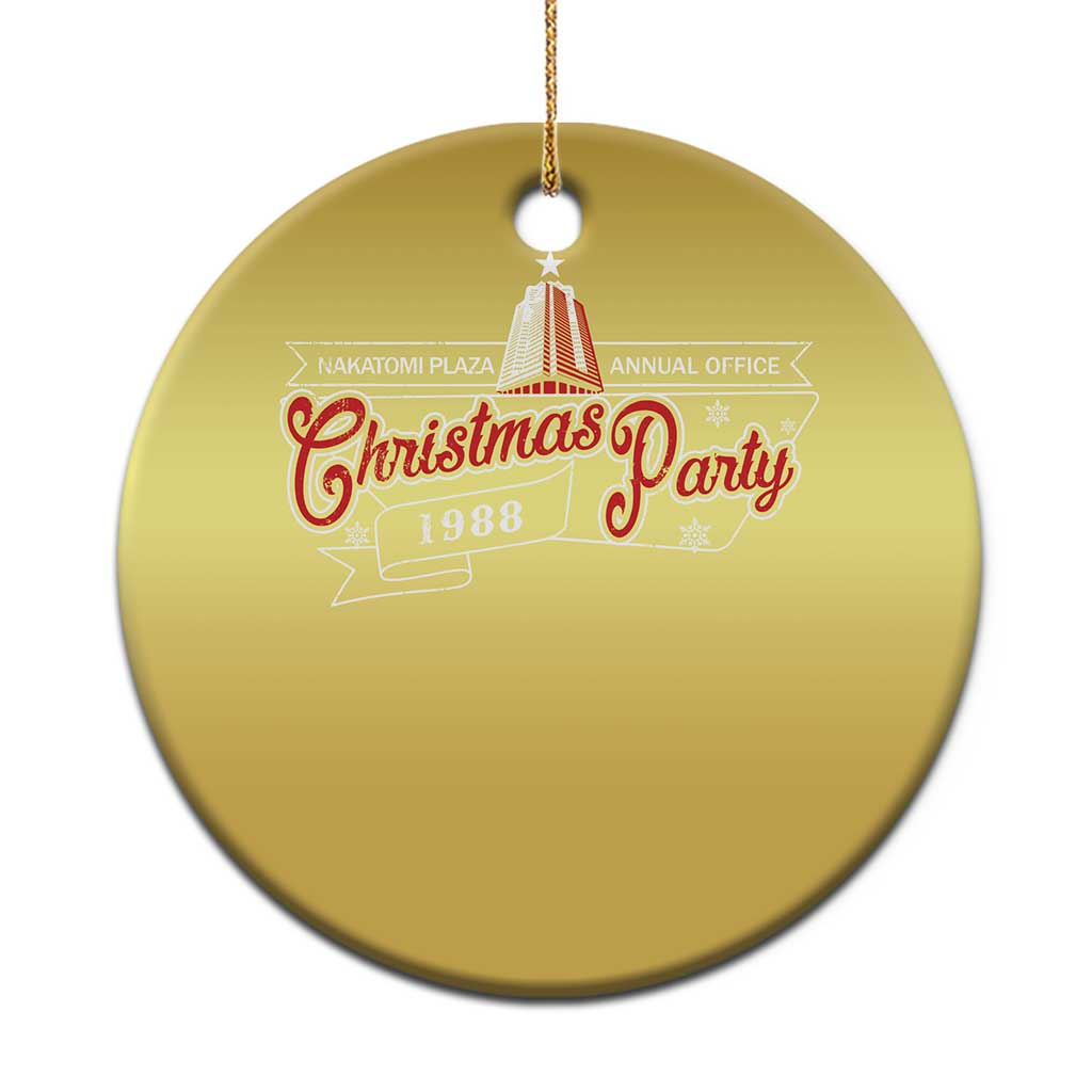 Nakatomi Plaza Christmas Party 1988 Christmas Ornament TS09