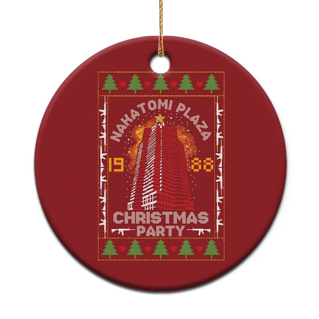 Nakatomi Plaza Christmas Party 1988 Machine Gun Christmas Ornament TS09
