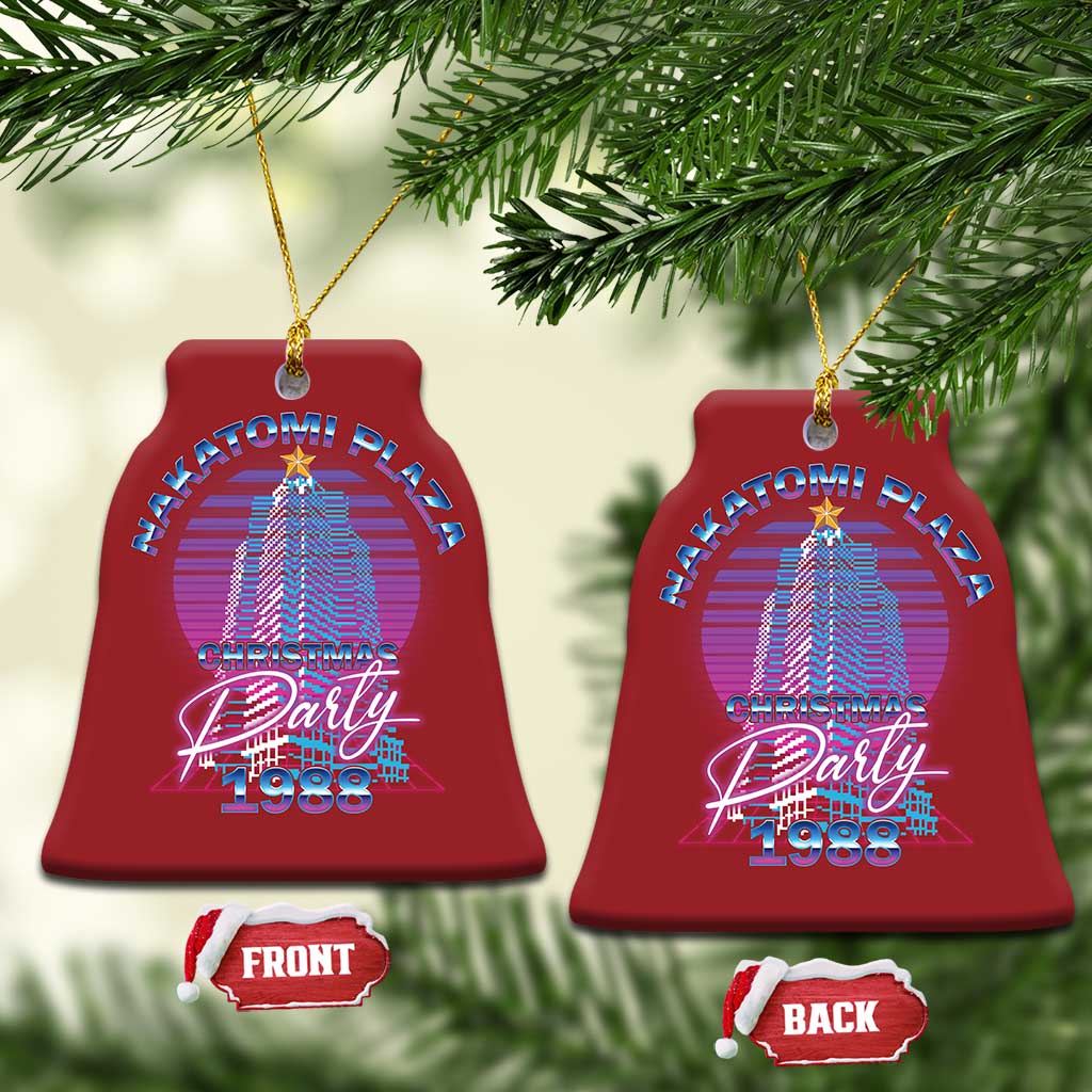 Nakatomi Plaza Christmas Party 1988 Vaporwave Christmas Ornament TS09