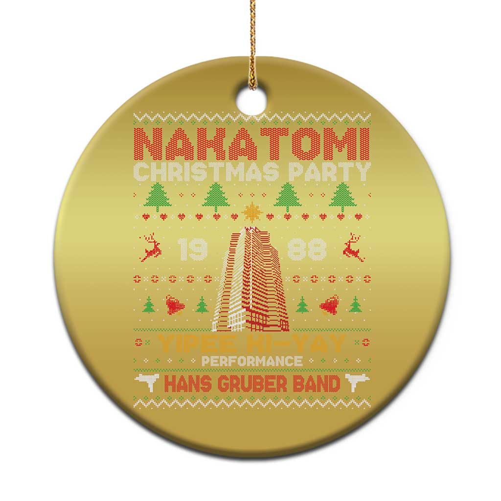 Christmas Nakatomi Christmas Ornament Yipee Ki-Yay Performance Hans Grubrer Band TS09