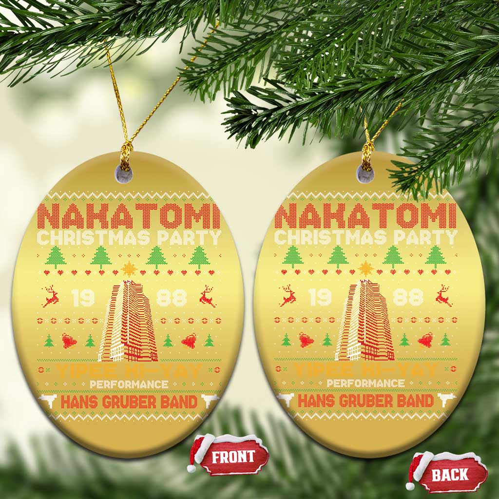Christmas Nakatomi Christmas Ornament Yipee Ki-Yay Performance Hans Grubrer Band TS09