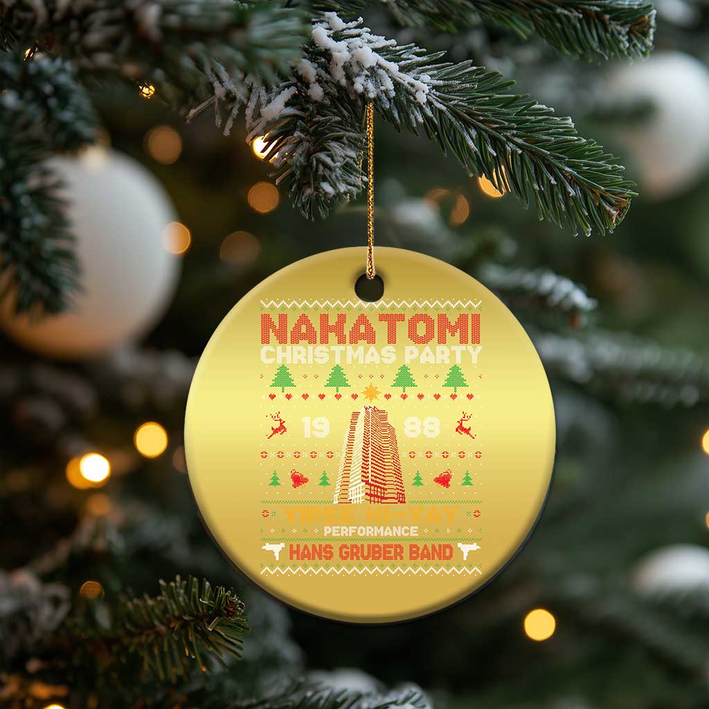 Christmas Nakatomi Christmas Ornament Yipee Ki-Yay Performance Hans Grubrer Band TS09