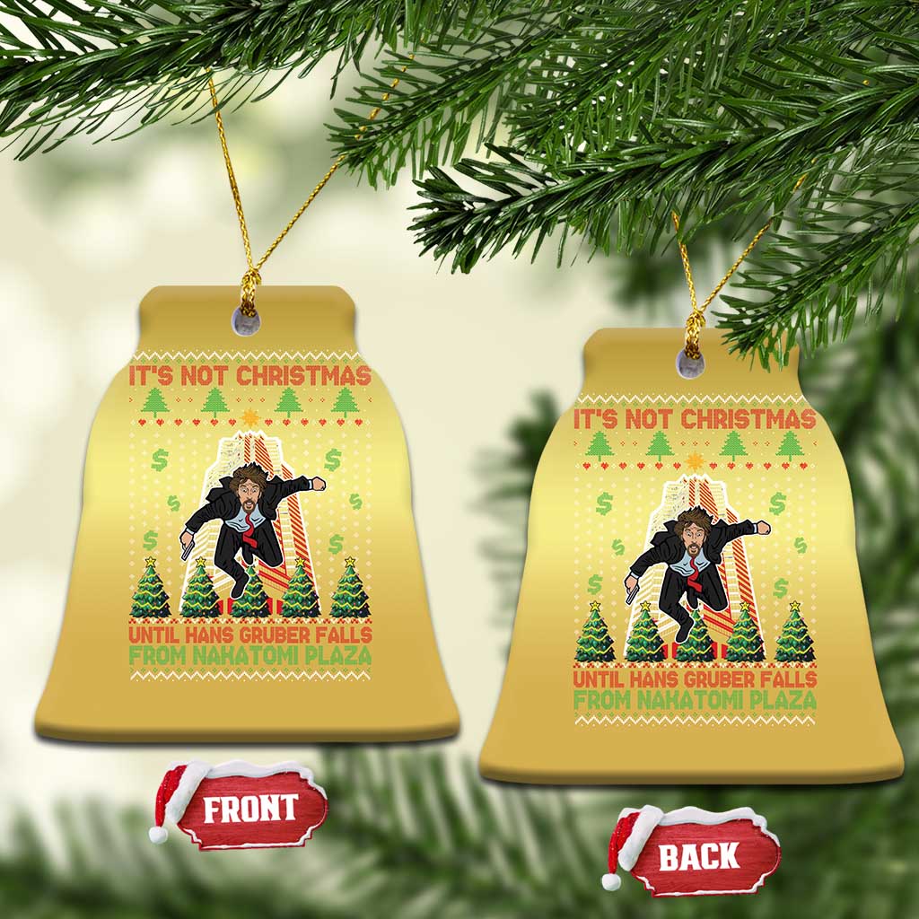 Xmas Nakatomi Plaza Christmas Ornament It's Not Christmas Until Hans Gruber Falls TS09