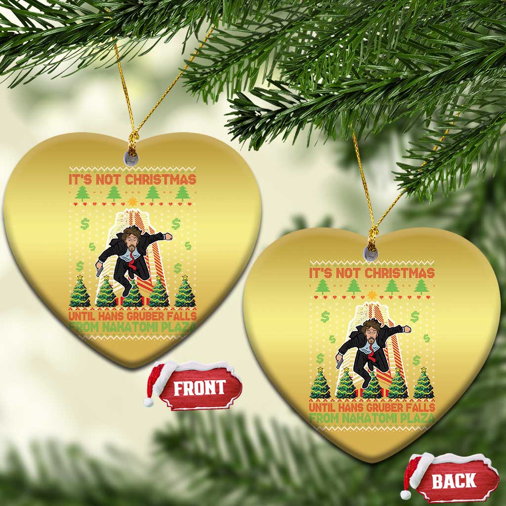 Xmas Nakatomi Plaza Christmas Ornament It's Not Christmas Until Hans Gruber Falls TS09