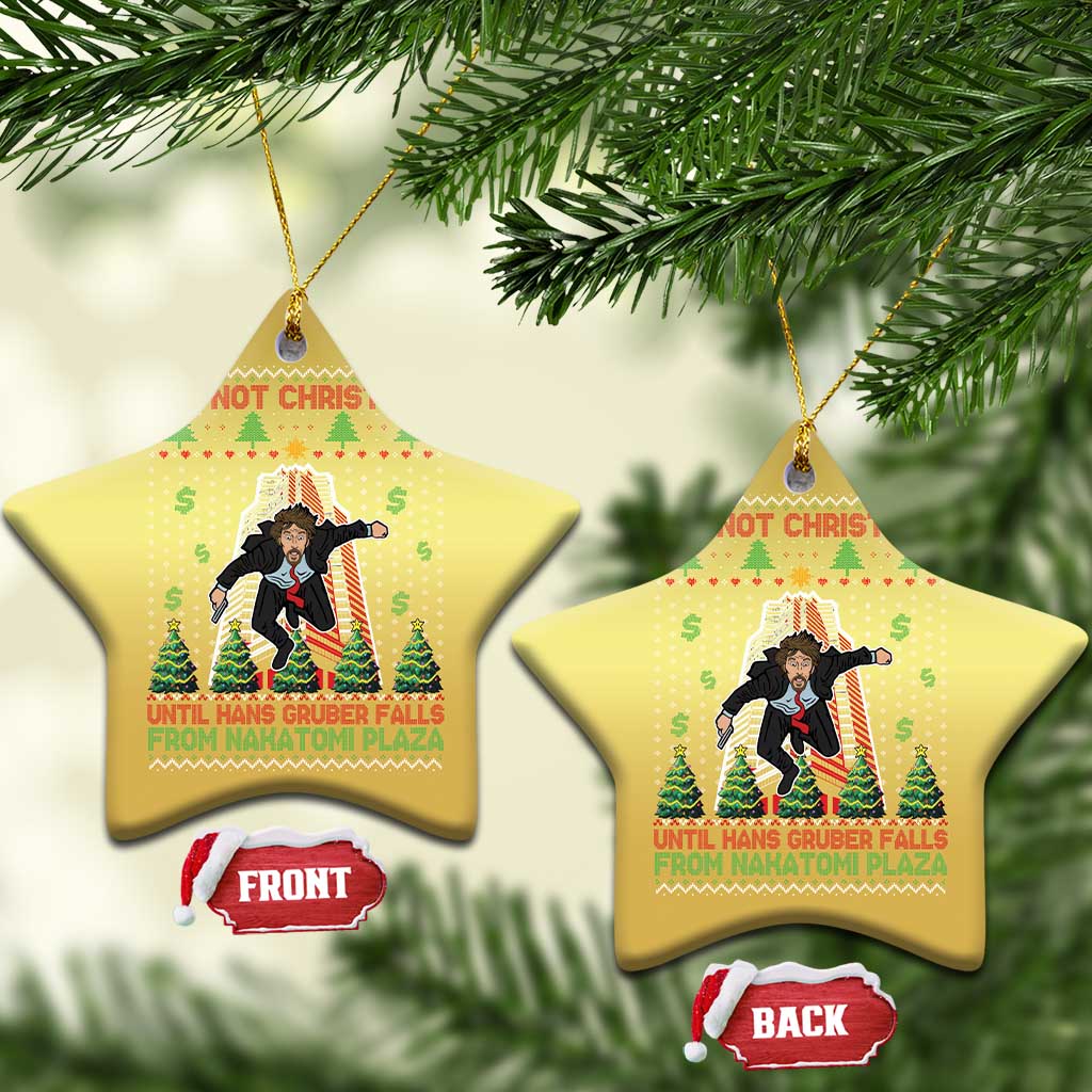 Xmas Nakatomi Plaza Christmas Ornament It's Not Christmas Until Hans Gruber Falls TS09