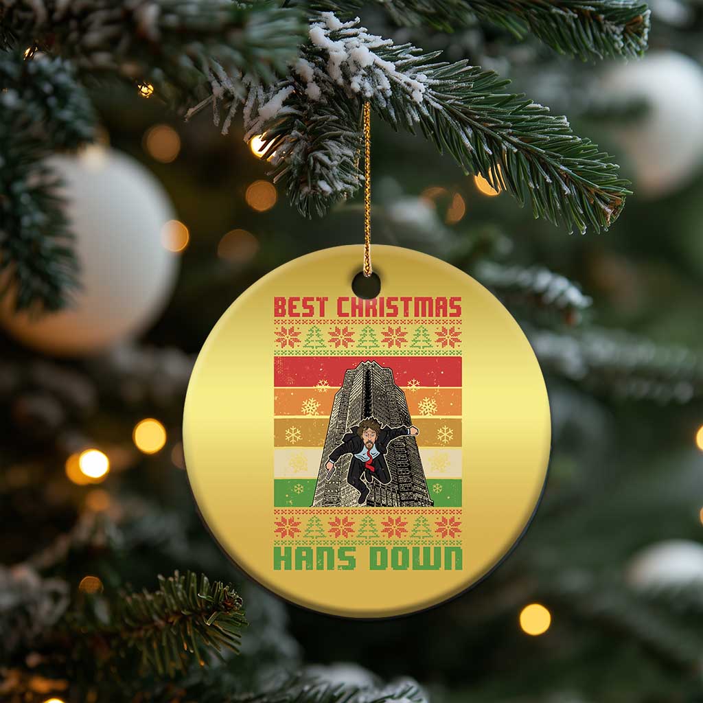 Best Christmas Hans Down Nakatomi 1988 Christmas Ornament TS09