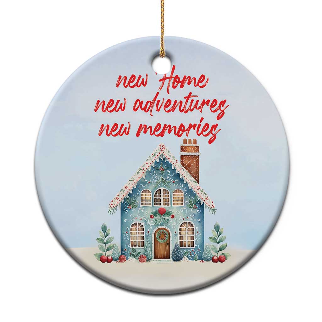First Xmas New Home New Adventures New Memories Christmas Ornament TS09