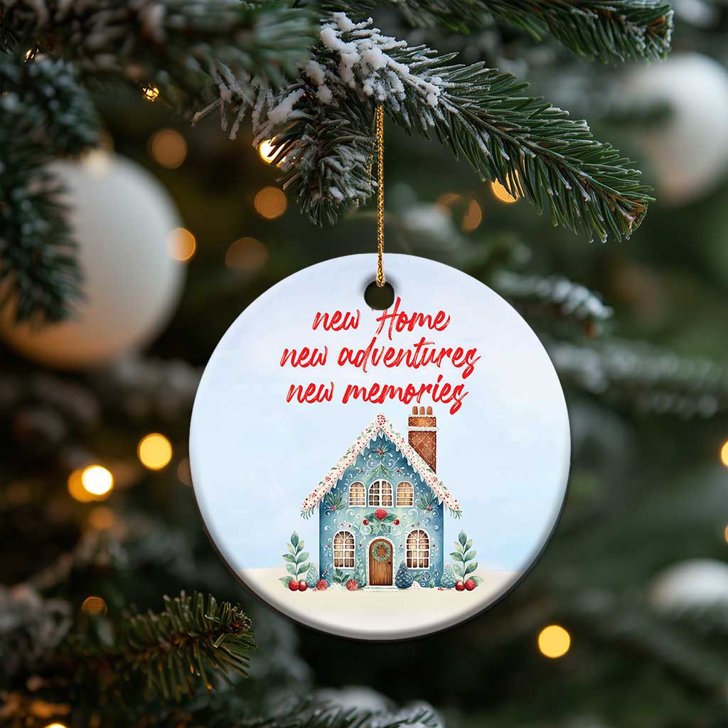 First Xmas New Home New Adventures New Memories Christmas Ornament TS09