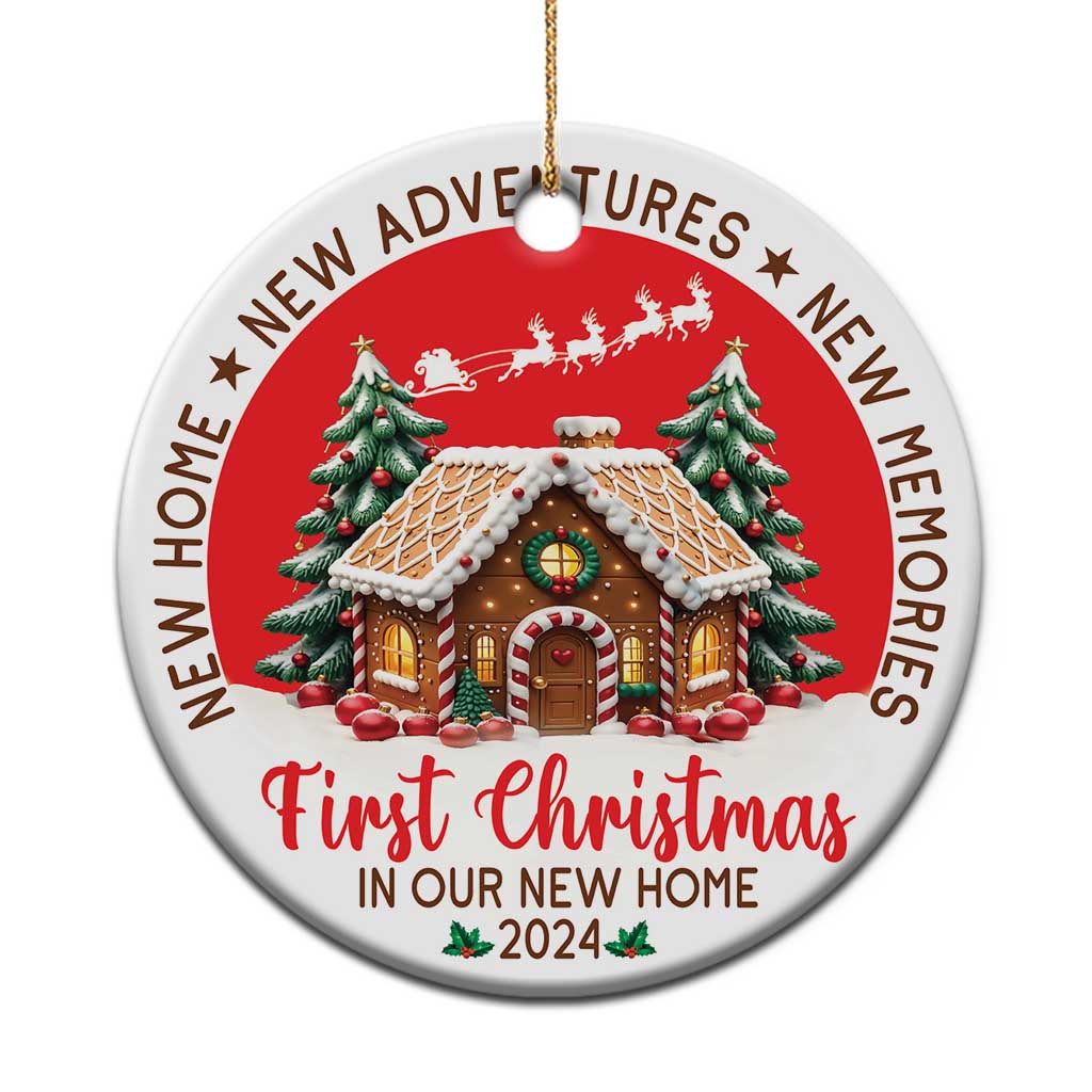 First Christmas In Our New Home Christmas Ornament TS09