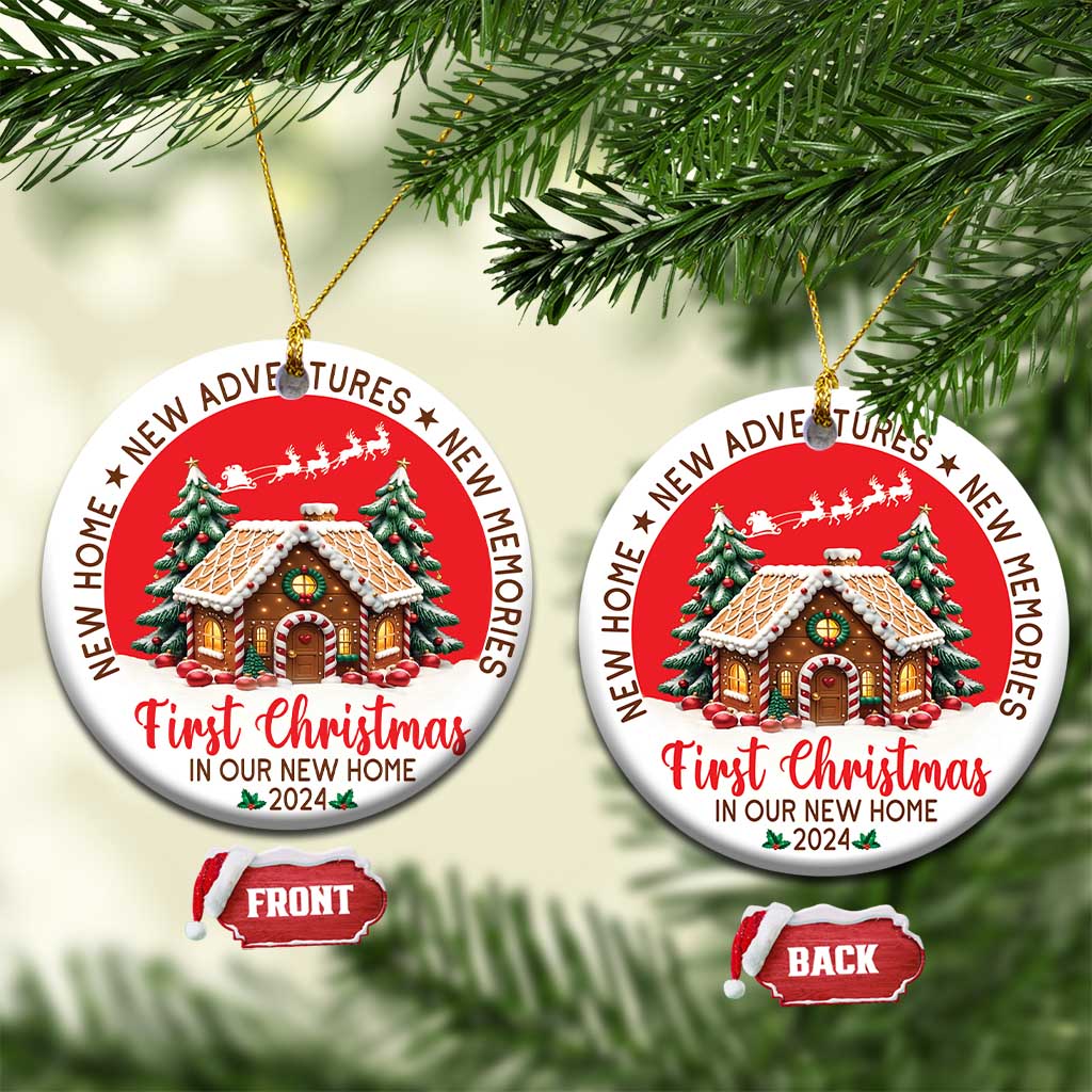 First Christmas In Our New Home Christmas Ornament TS09