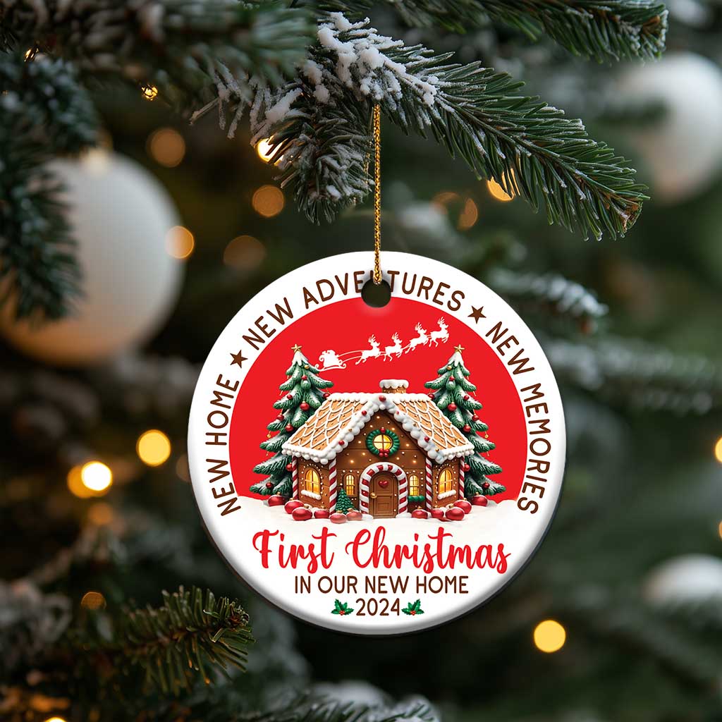 First Christmas In Our New Home Christmas Ornament TS09