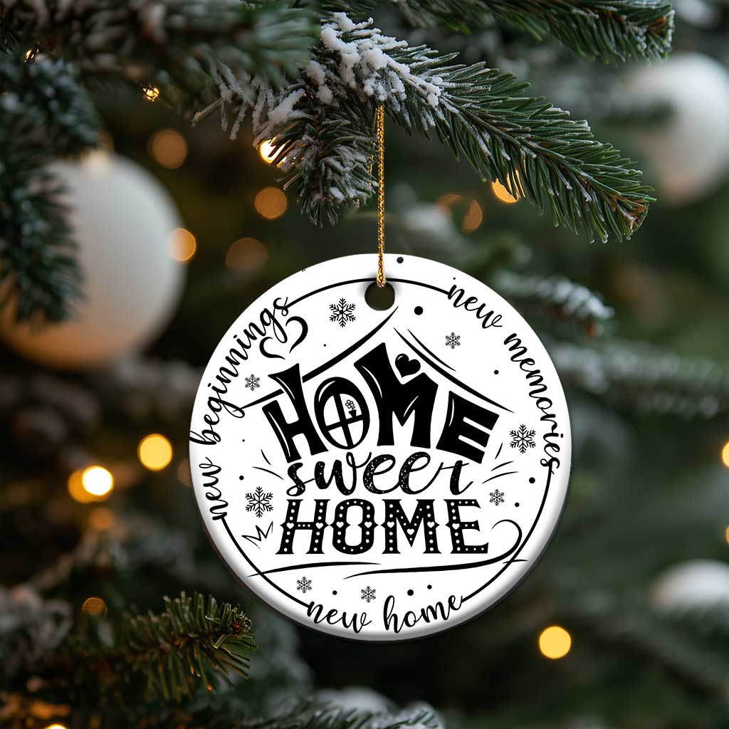 First Christmas New Home Christmas Ornament Home Sweet Home TS09