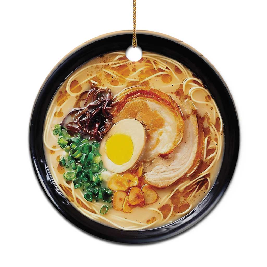 Funny Xmas Ramen Japan Food Lover Christmas Ornament TS09