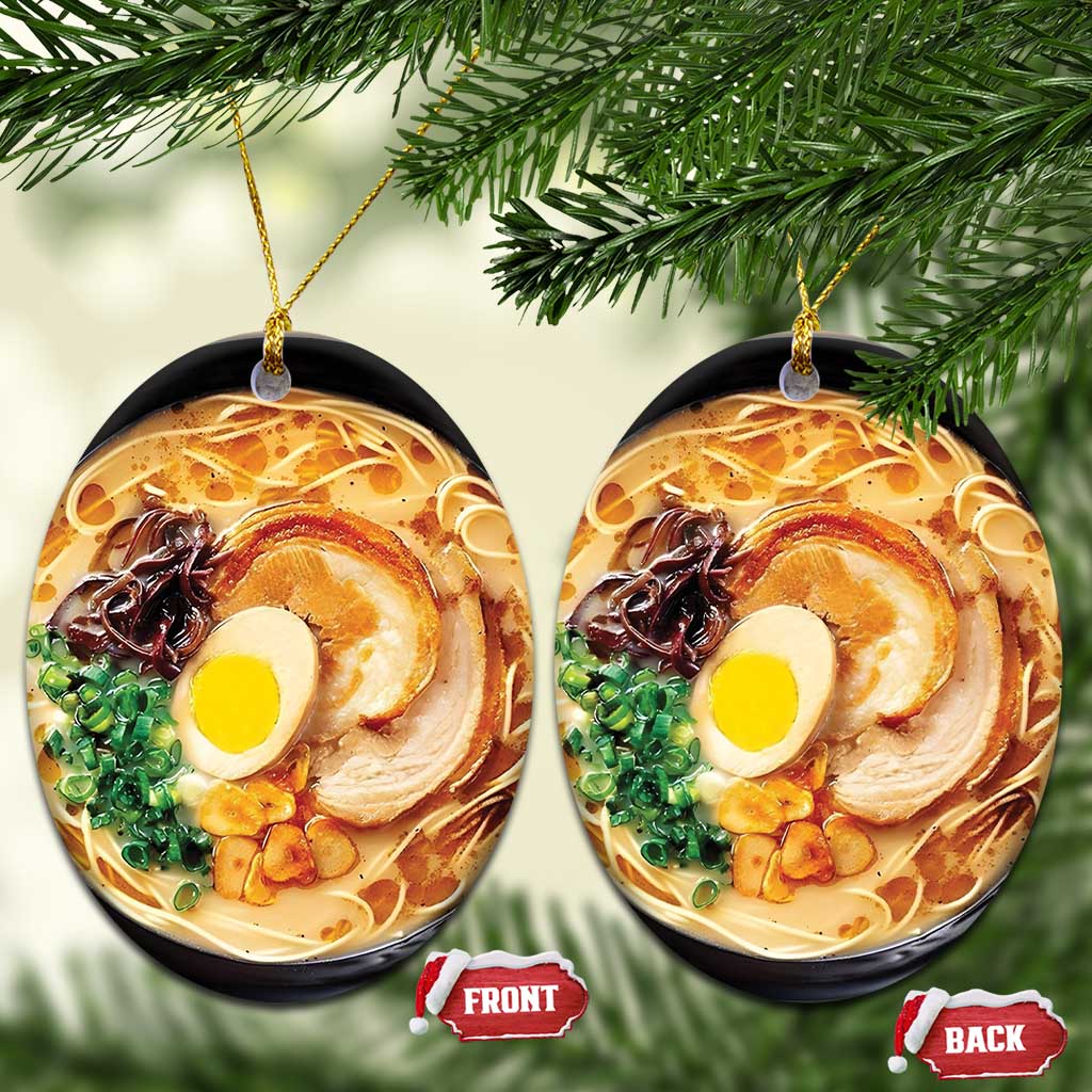 Funny Xmas Ramen Japan Food Lover Christmas Ornament TS09