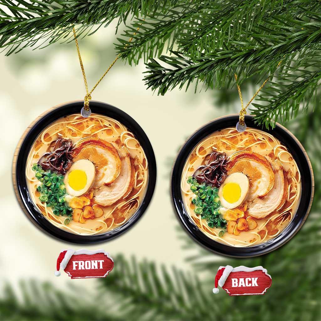 Funny Xmas Ramen Japan Food Lover Christmas Ornament TS09
