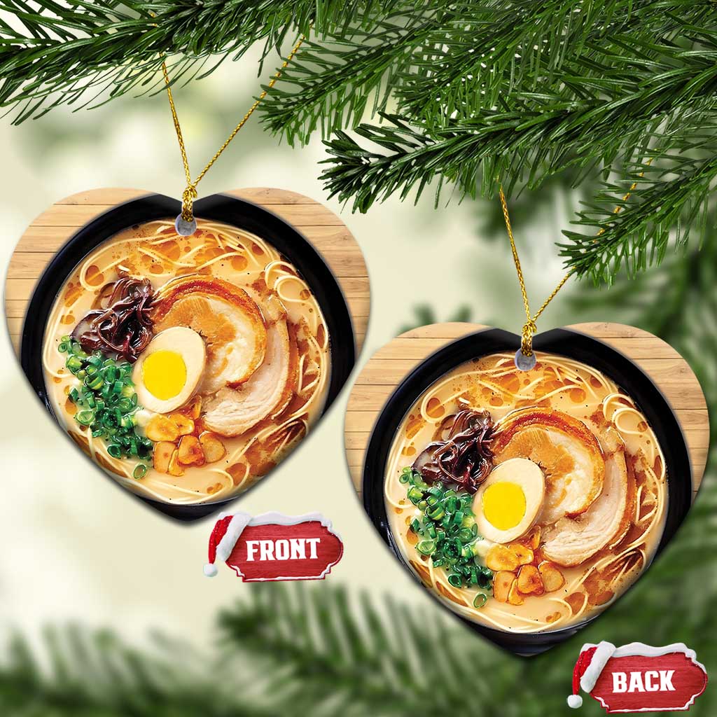 Funny Xmas Ramen Japan Food Lover Christmas Ornament TS09