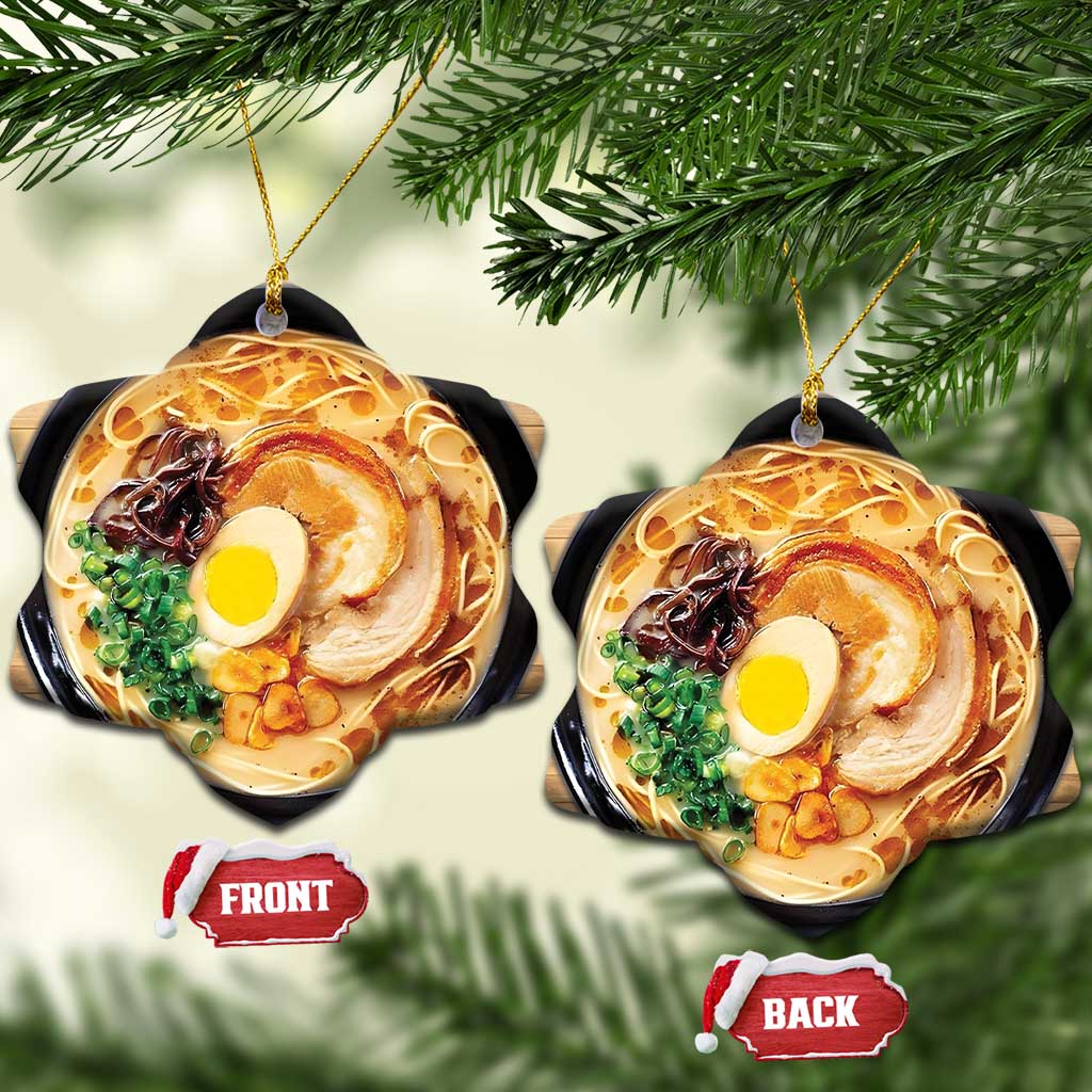 Funny Xmas Ramen Japan Food Lover Christmas Ornament TS09