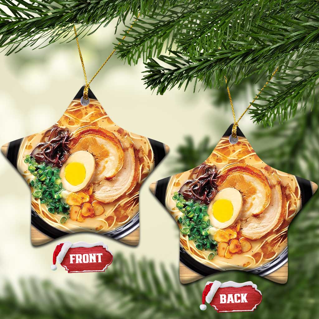 Funny Xmas Ramen Japan Food Lover Christmas Ornament TS09