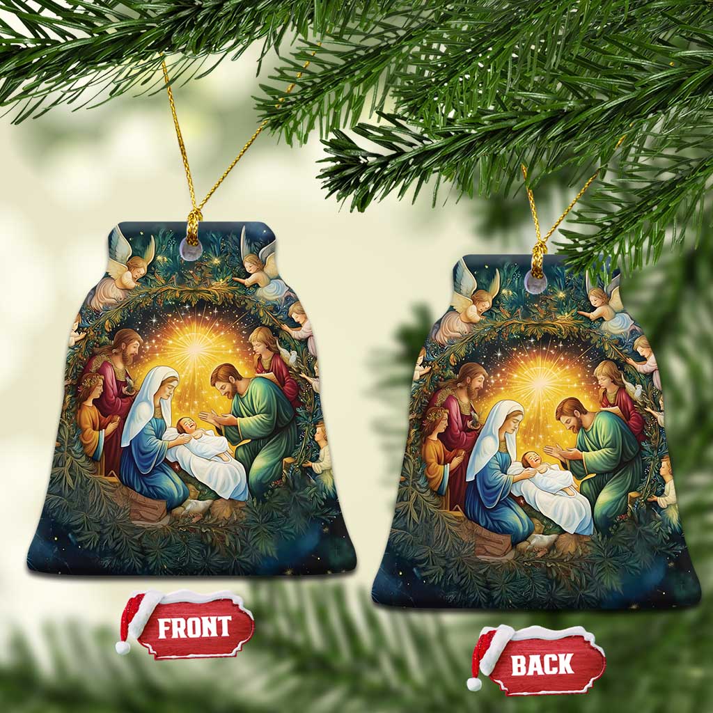 Nativity Christmas Aesthetic Christian Christmas Ornament TS09