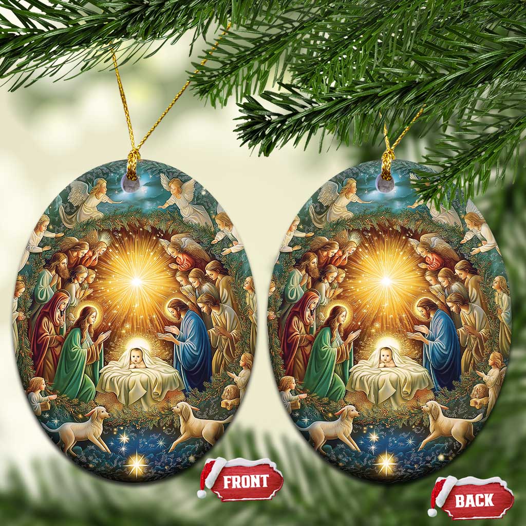 Nativity Christmas Religious Christian Gift Christmas Ornament TS09