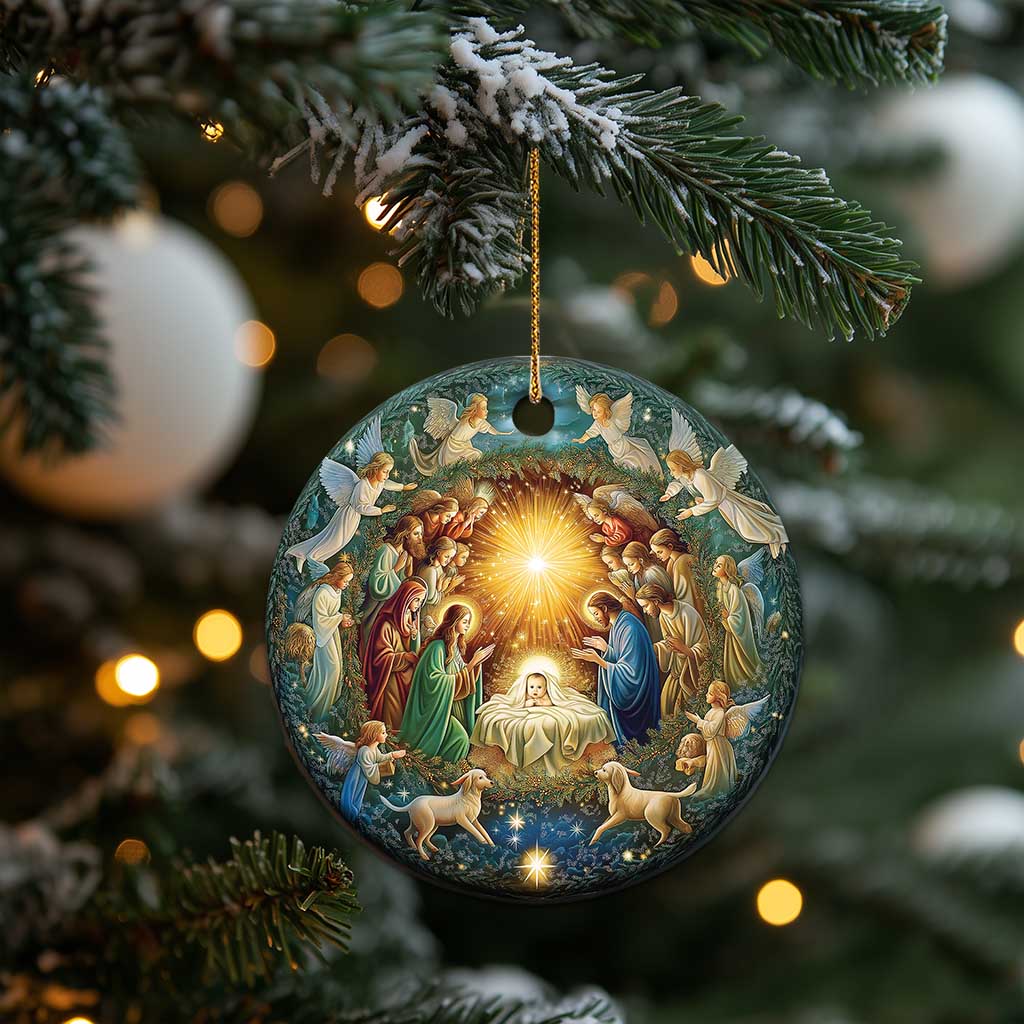 Nativity Christmas Religious Christian Gift Christmas Ornament TS09