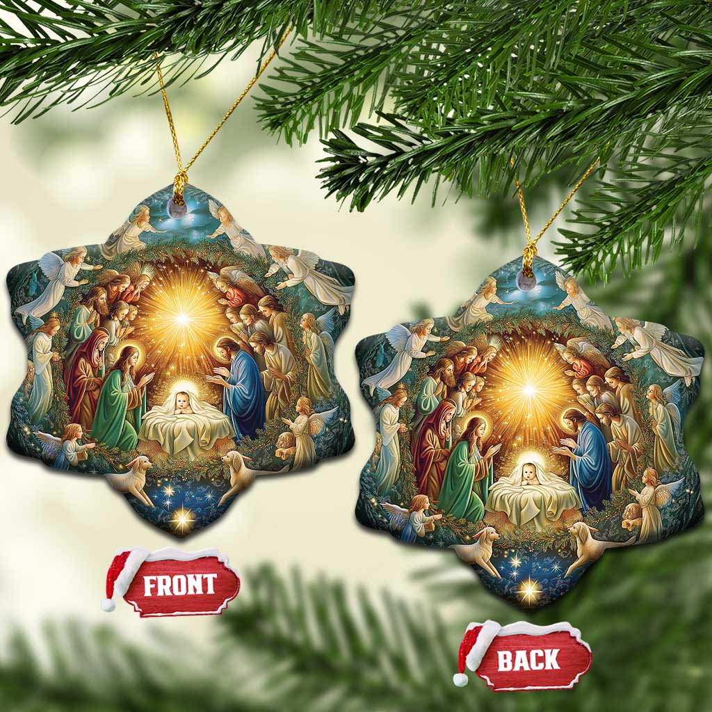 Nativity Christmas Religious Christian Gift Christmas Ornament TS09