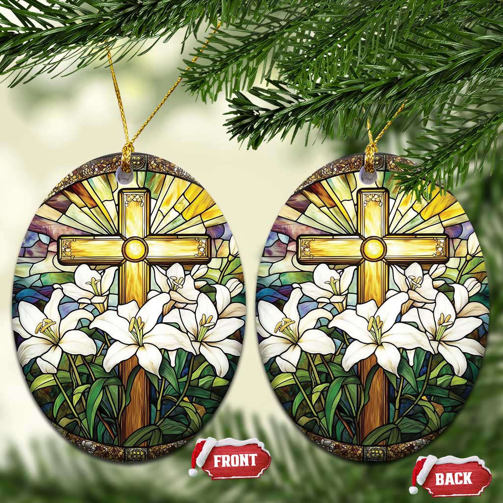 Christ Cross Christian Christmas Ornament TS09