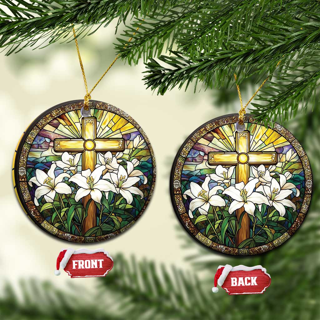 Christ Cross Christian Christmas Ornament TS09