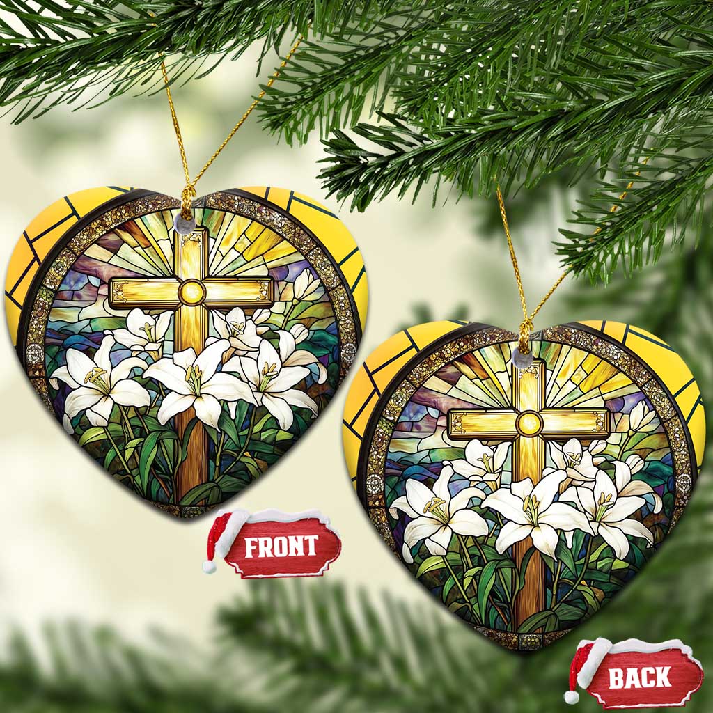 Christ Cross Christian Christmas Ornament TS09