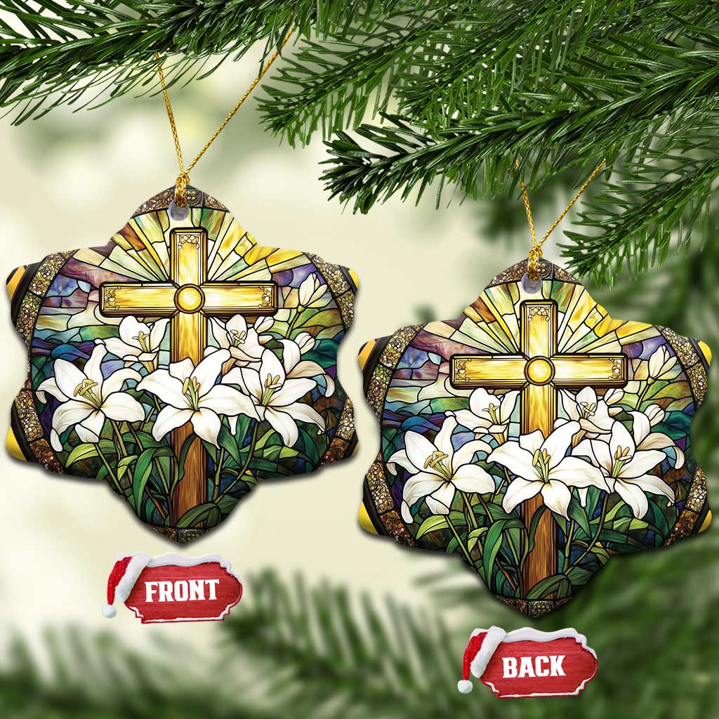 Christ Cross Christian Christmas Ornament TS09