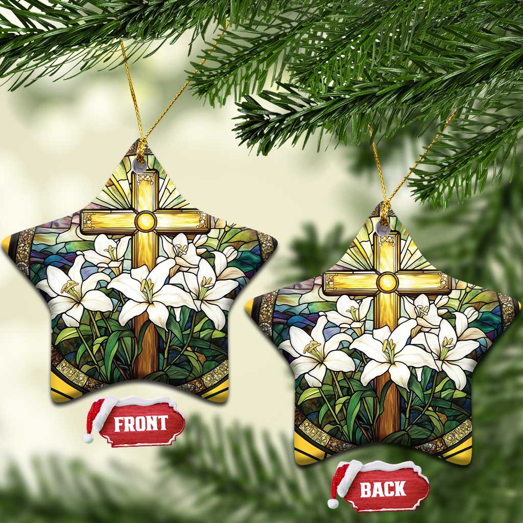 Christ Cross Christian Christmas Ornament TS09