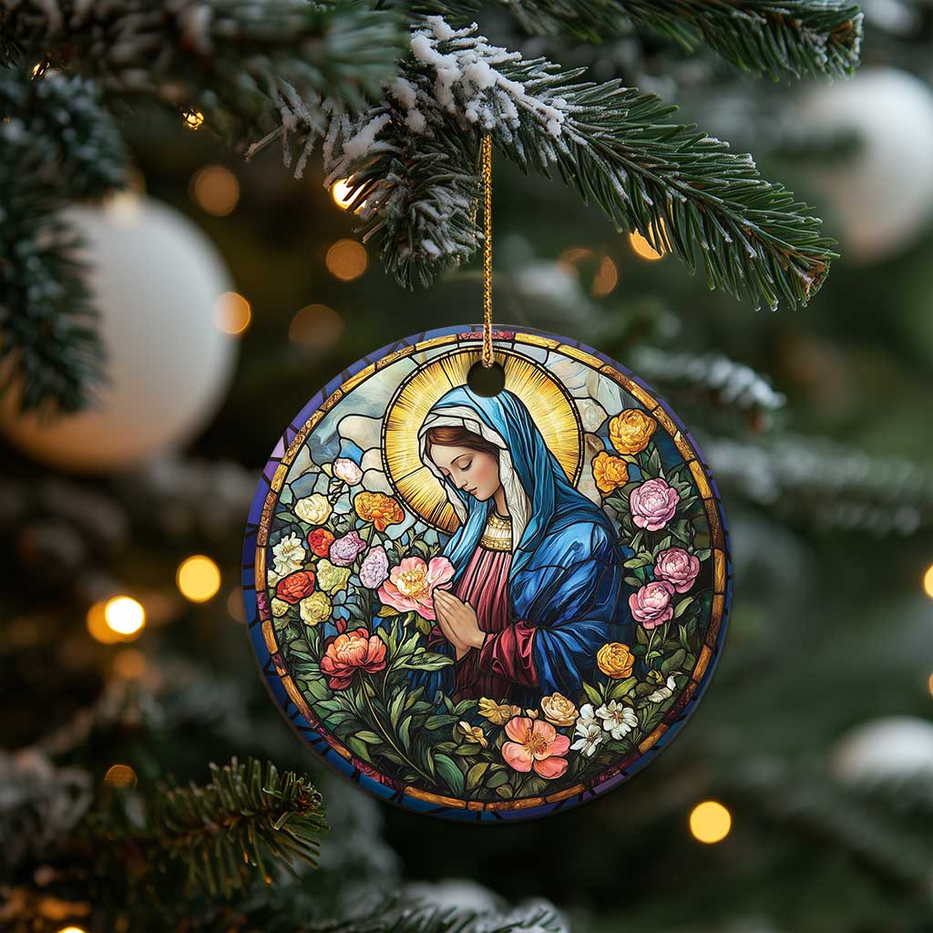 Maria Religion Christian Christmas Ornament TS09