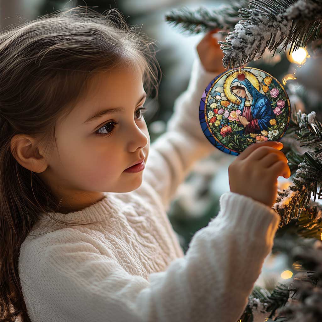 Maria Religion Christian Christmas Ornament TS09