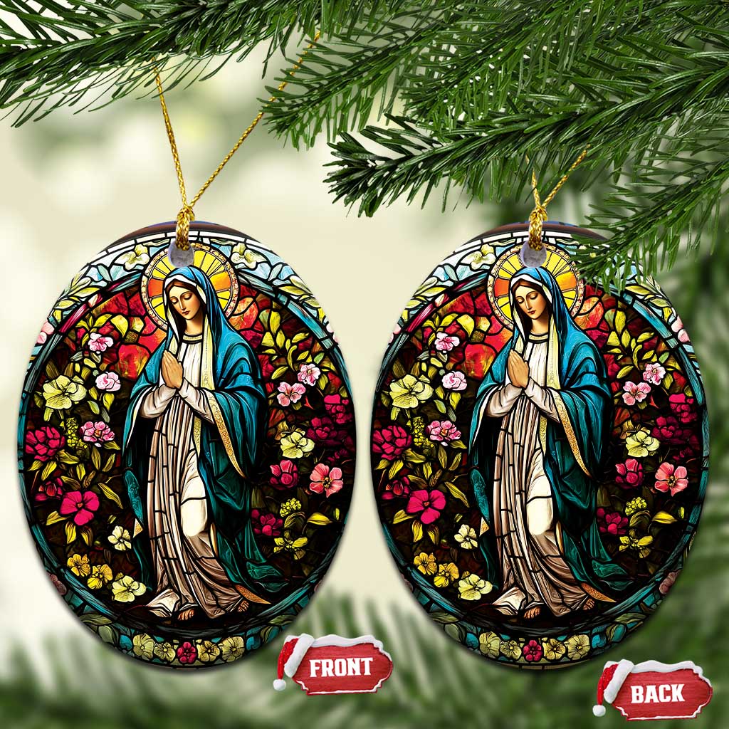 Ave Maria Religion Christian Christmas Ornament TS09