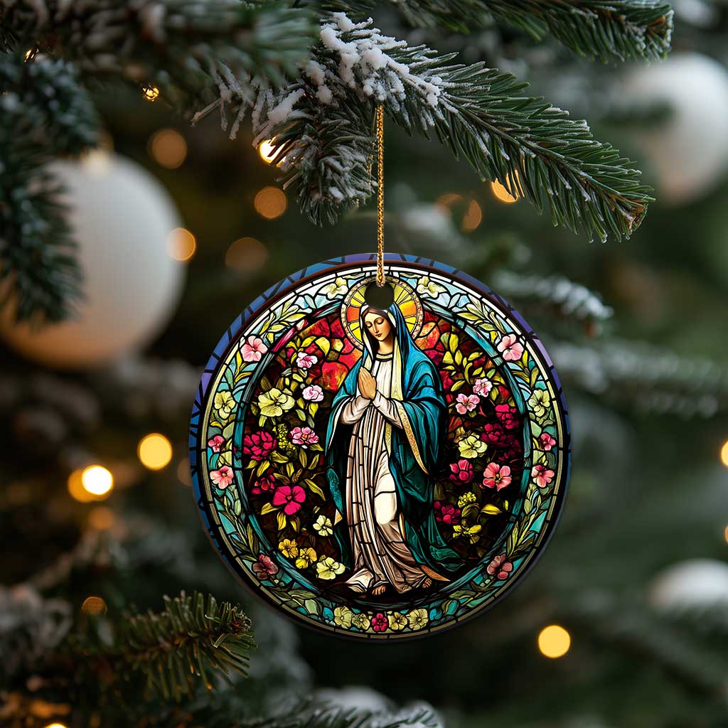 Ave Maria Religion Christian Christmas Ornament TS09